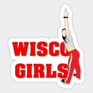 wisco girl 1 Sticker
